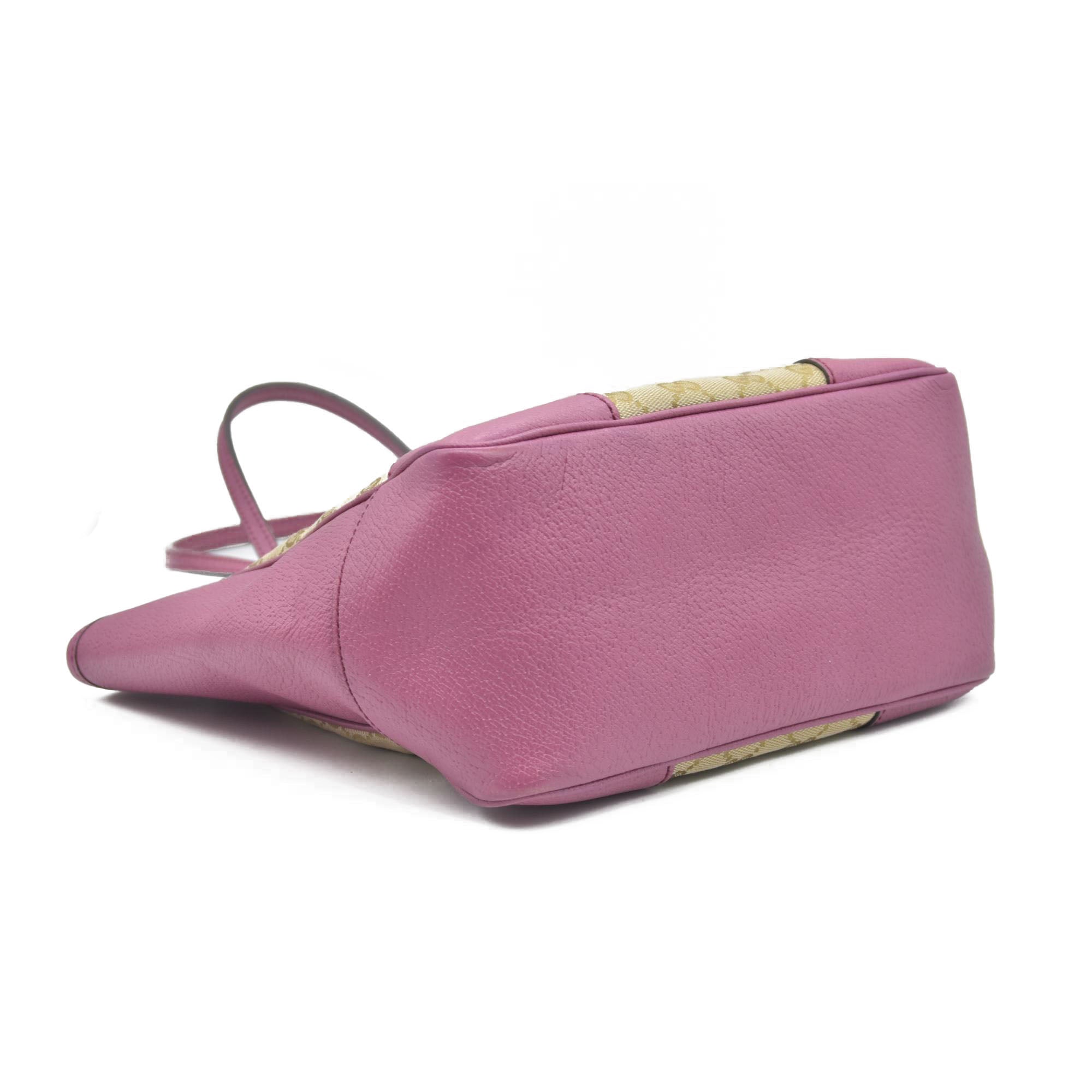 $1000 Gucci GG Canvas Bree Tote Pink Consignment