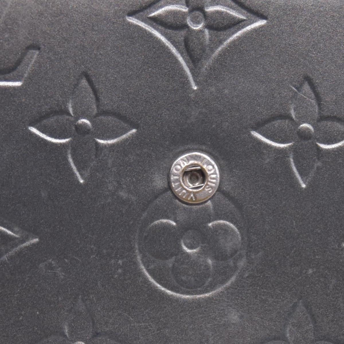 2005 Louis Vuitton Mat Monogram Porte Tresor International Grey TH0055 CONSIGNMENT 10020952