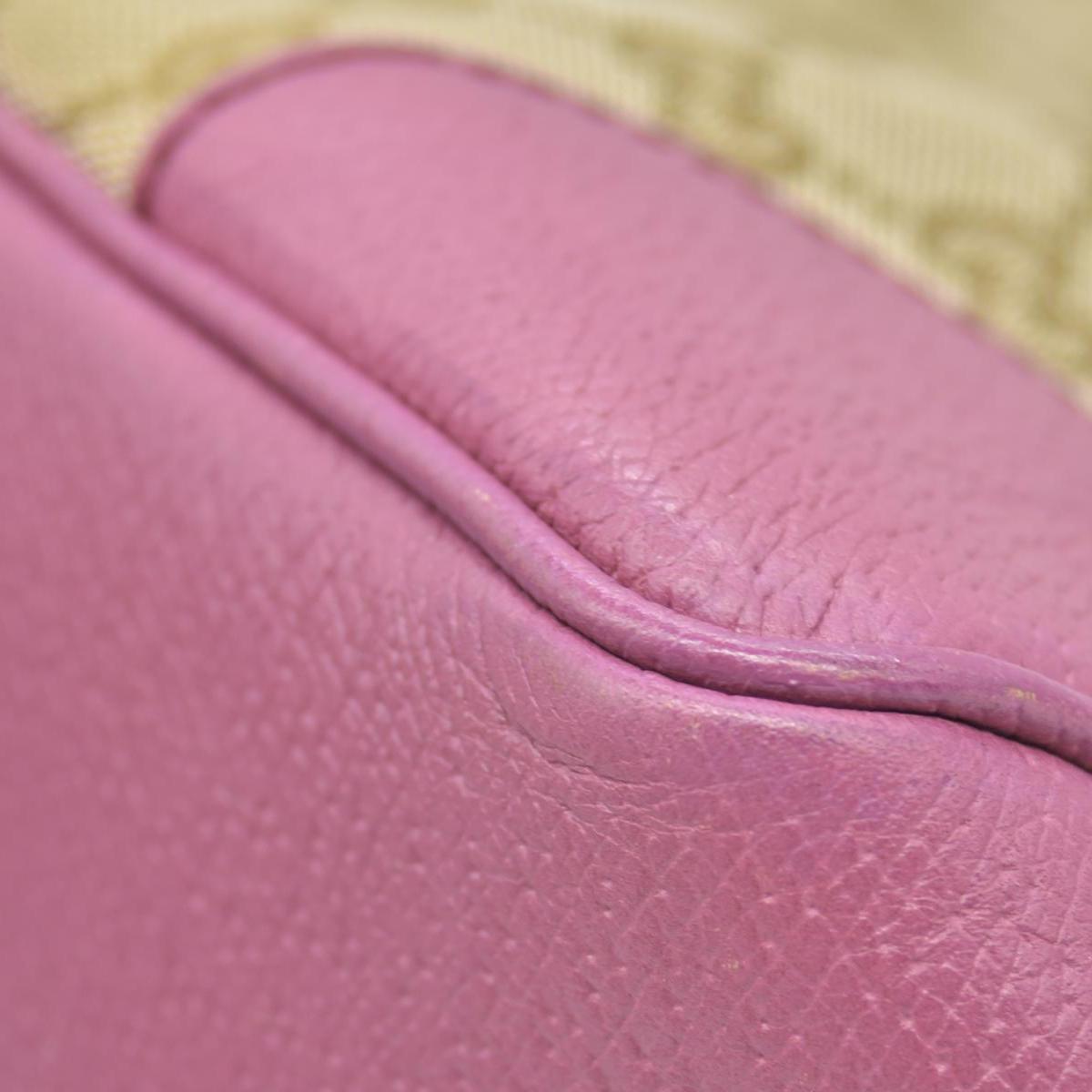 $1000 Gucci GG Canvas Bree Tote Pink Consignment