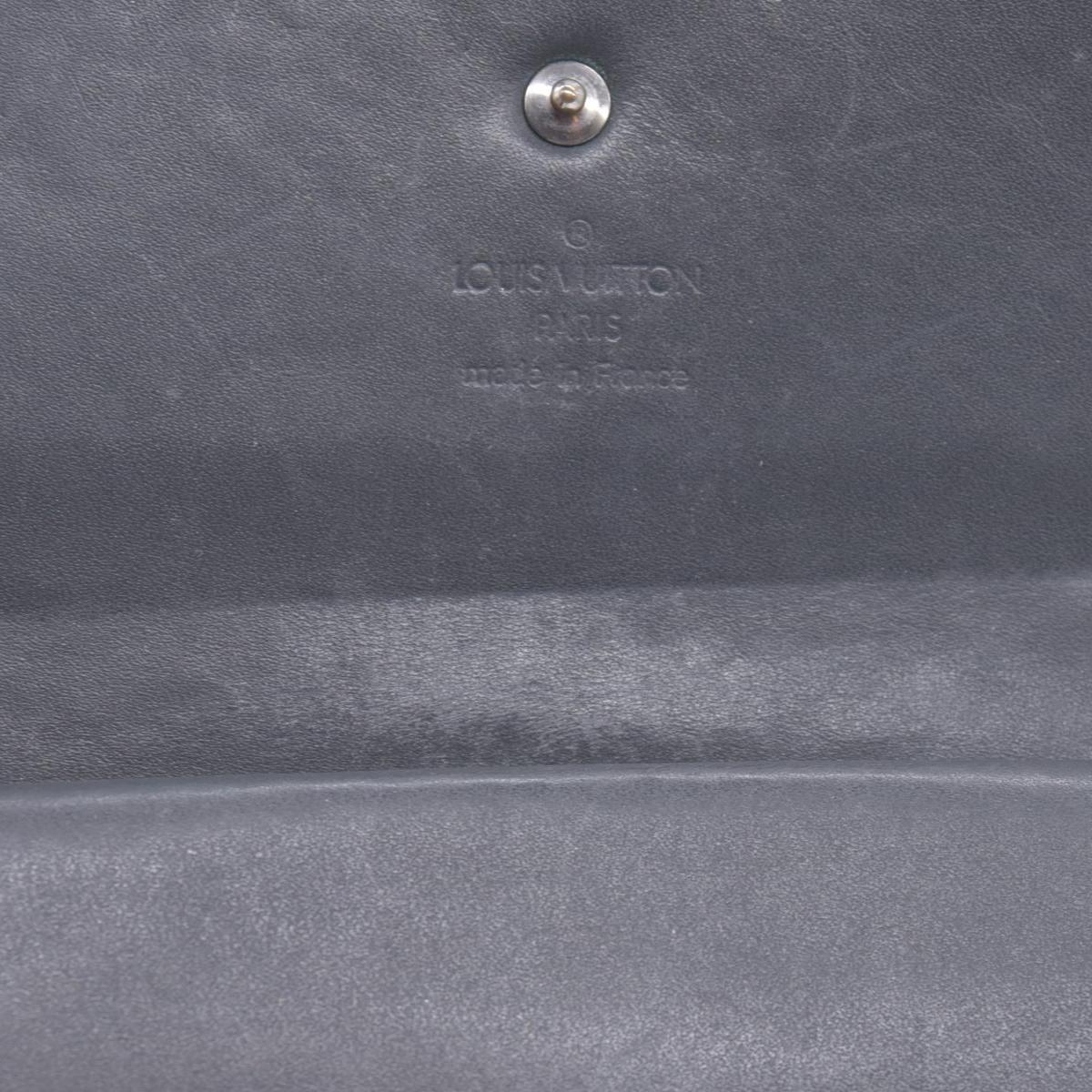 2005 Louis Vuitton Mat Monogram Porte Tresor International Grey TH0055 CONSIGNMENT 10020952