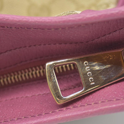 $1000 Gucci GG Canvas Bree Tote Pink Consignment