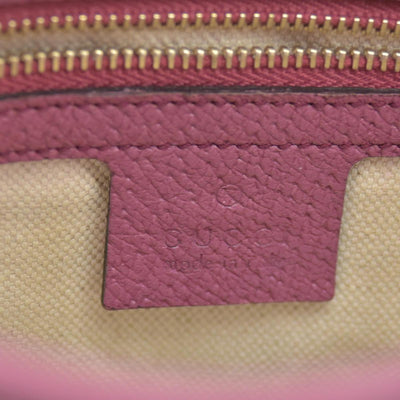 $1000 Gucci GG Canvas Bree Tote Pink Consignment