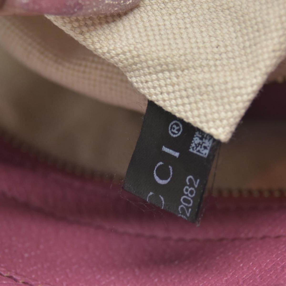 $1000 Gucci GG Canvas Bree Tote Pink Consignment