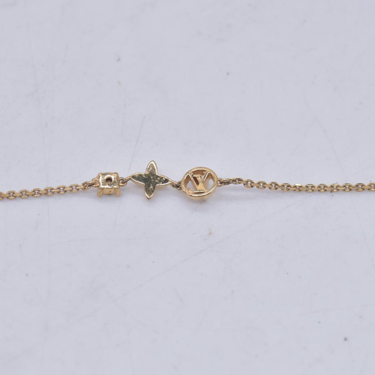 $520 LOUIS VUITTON Monogram Idylle Bracelet Gold CONSIGNMENT 10021648