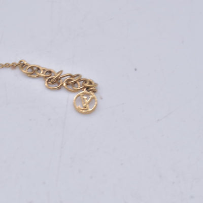 $520 LOUIS VUITTON Monogram Idylle Bracelet Gold CONSIGNMENT 10021648