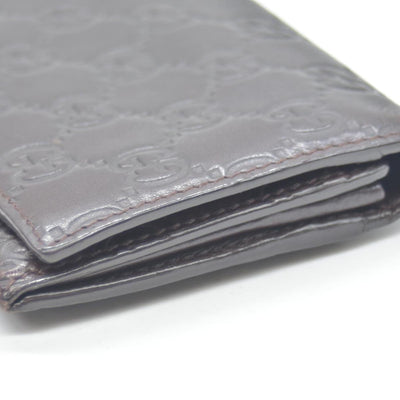 Gucci Guccissima Continental Flap Wallet Brown CONSIGNMENT