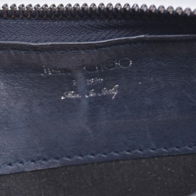 Jimmy Choo Star Zip Around Wallet Black CONSIGNMENT 10020937
