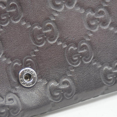Gucci Guccissima Continental Flap Wallet Brown CONSIGNMENT