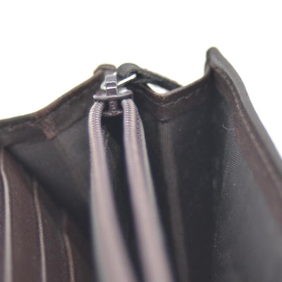 Gucci Guccissima Continental Flap Wallet Brown CONSIGNMENT