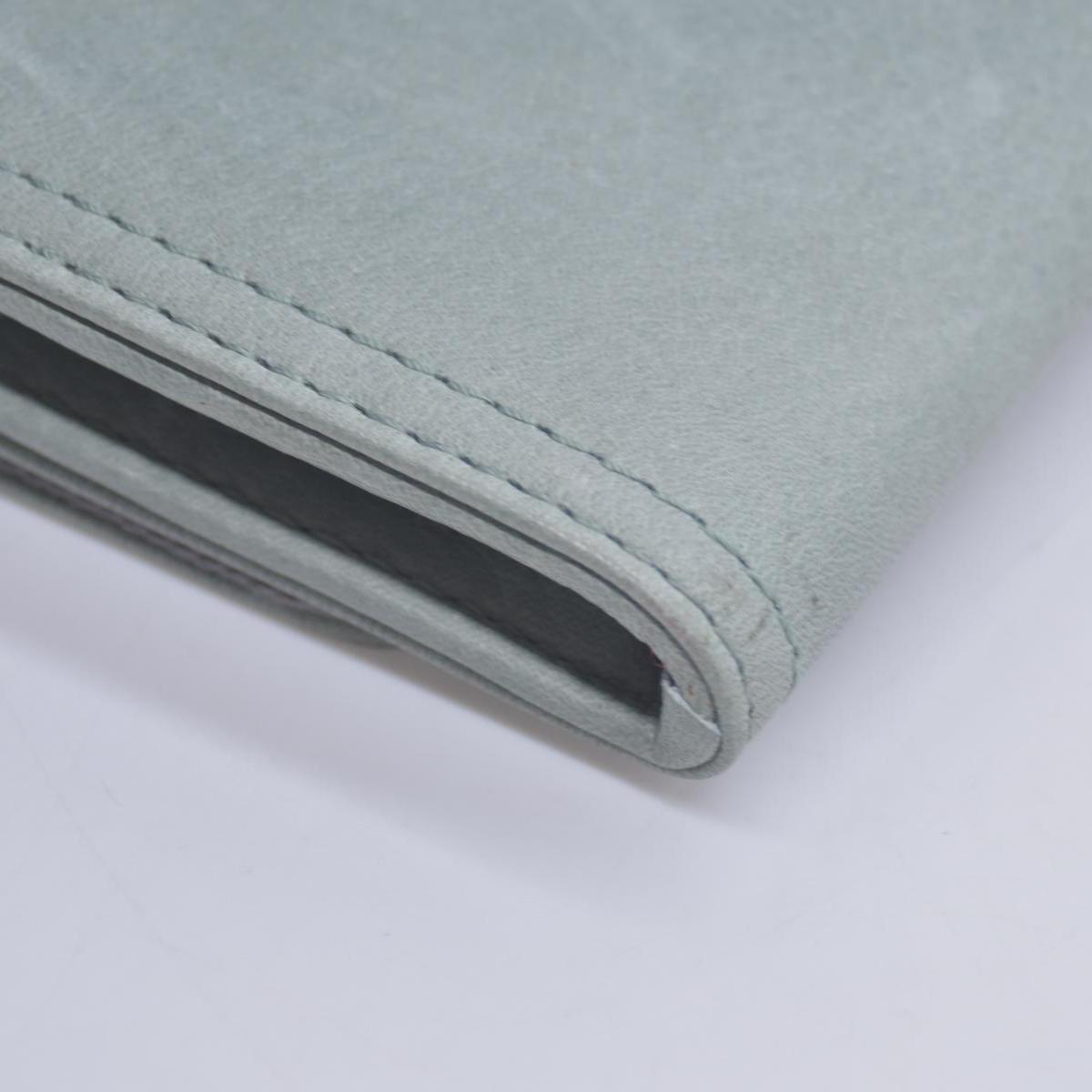 $295 2005 Chloe Bifold Teal Leather Wallet CONSIGNMENT 10020939
