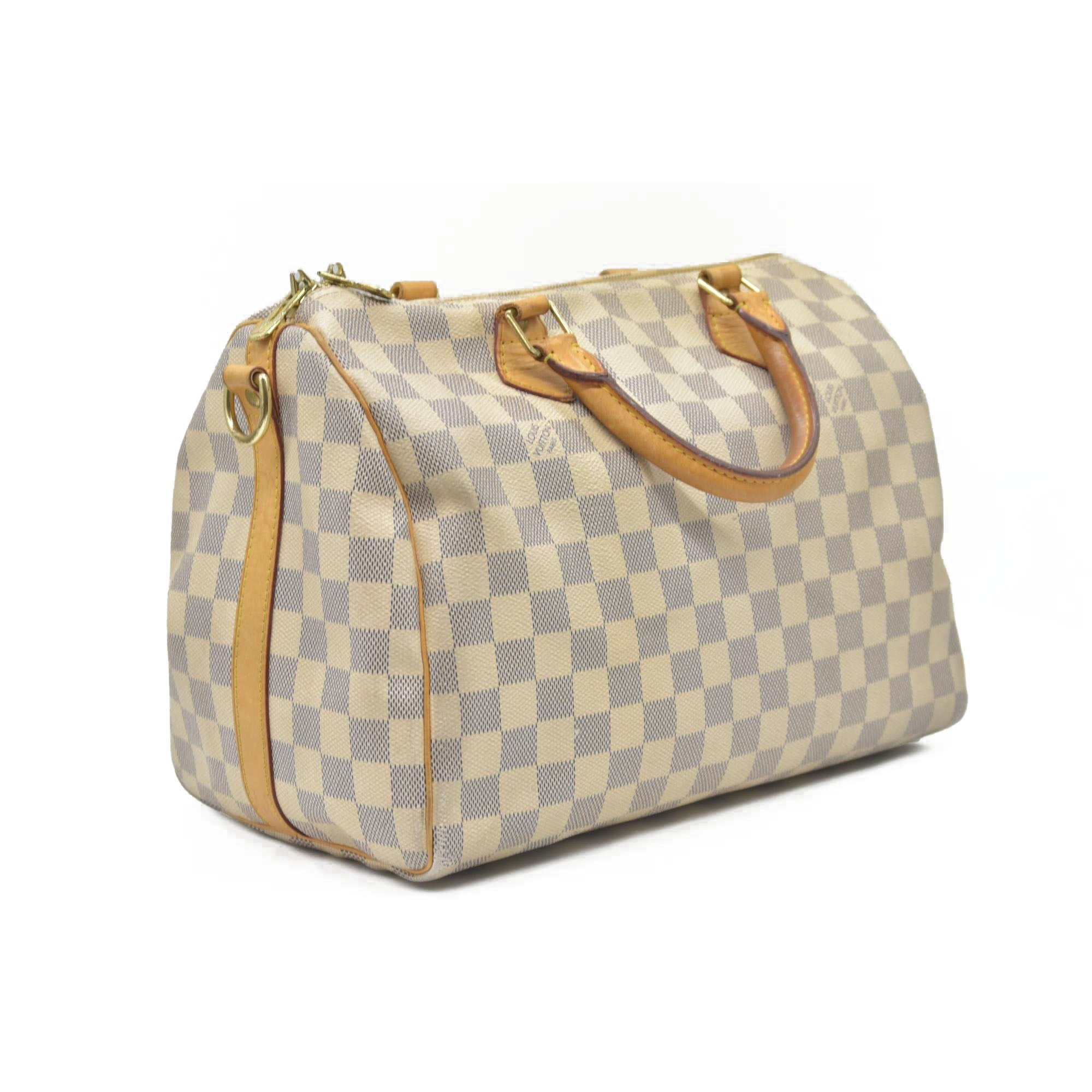 $1980 Louis Vuitton Damier Azur Speedy Bandouliere 30