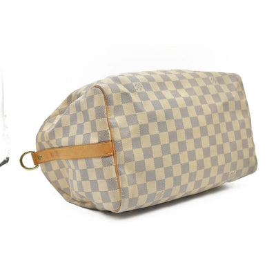 $1980 Louis Vuitton Damier Azur Speedy Bandouliere 30