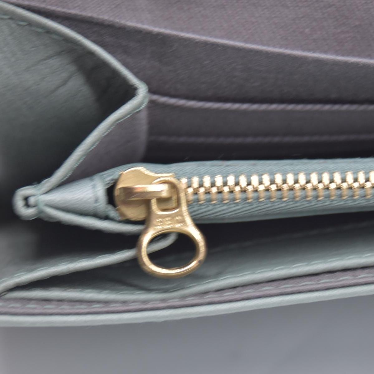 $295 2005 Chloe Bifold Teal Leather Wallet CONSIGNMENT 10020939