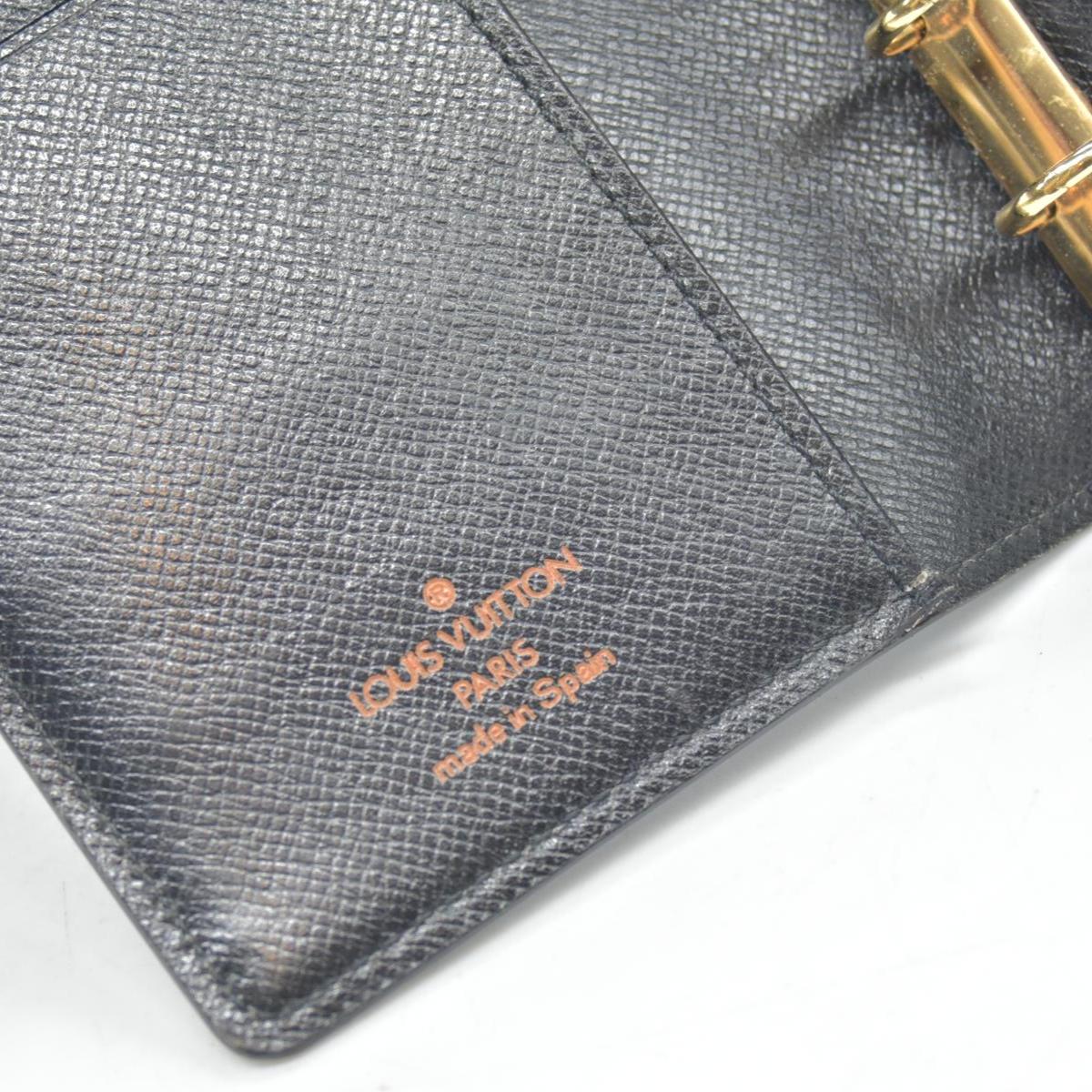 $505 Louis Vuitton Small Epi Agenda Black CA0935 CONSIGNMENT