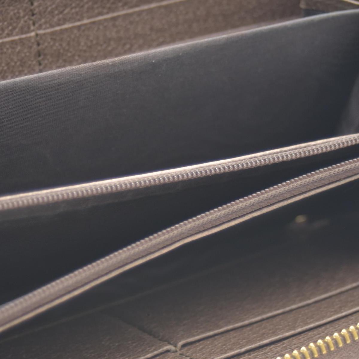 $770 Gucci GG Ophidia Zip Around Wallet Beige Brown Canvas CONSIGNMENT