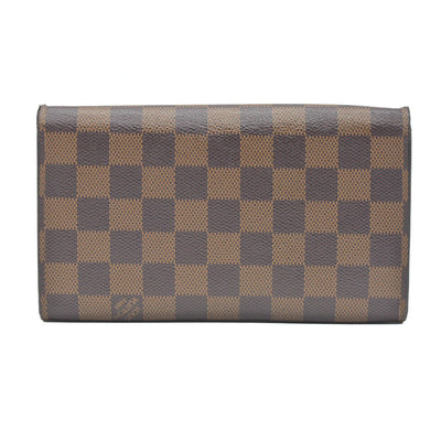 $1300 Louis Vuitton Damier Ebene Croisette Wallet on Chain