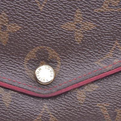 $825 2015 Louis Vuitton Monogram Sarah Retiro Wallet Cherry MI4185 CONSIGNMENT