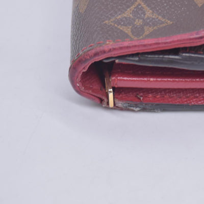 $825 2015 Louis Vuitton Monogram Sarah Retiro Wallet Cherry MI4185 CONSIGNMENT