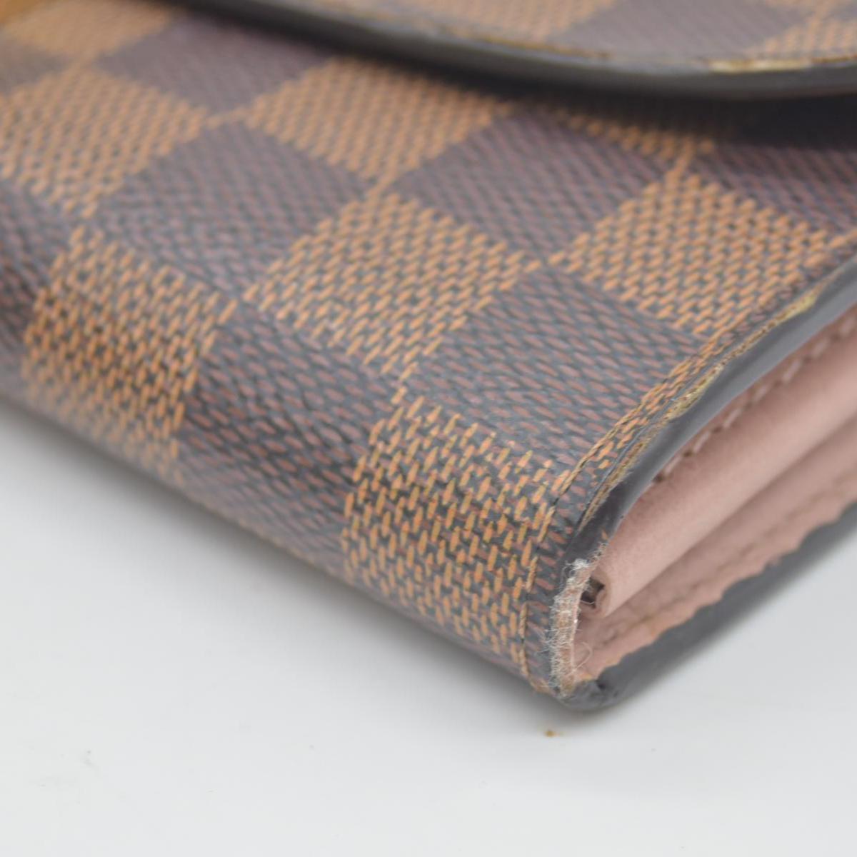 $1300 Louis Vuitton Damier Ebene Croisette Wallet on Chain