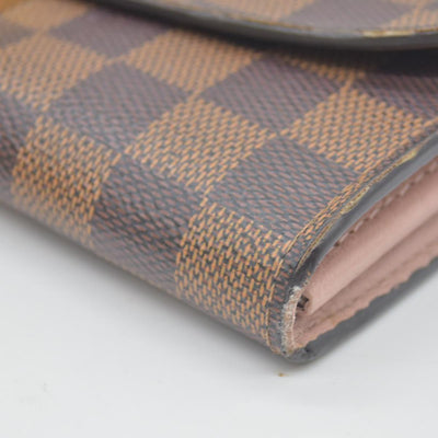 $1300 Louis Vuitton Damier Ebene Croisette Wallet on Chain