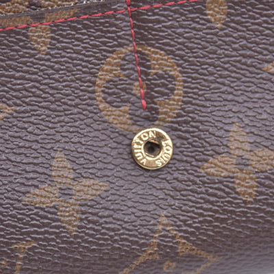 $825 2015 Louis Vuitton Monogram Sarah Retiro Wallet Cherry MI4185 CONSIGNMENT