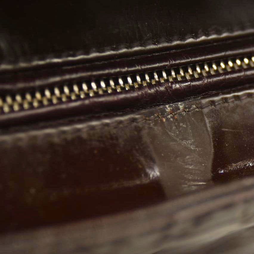 Christian Dior  Leather Cannage Large Lady Dior Burgundy