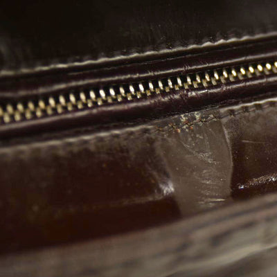 Christian Dior  Leather Cannage Large Lady Dior Burgundy