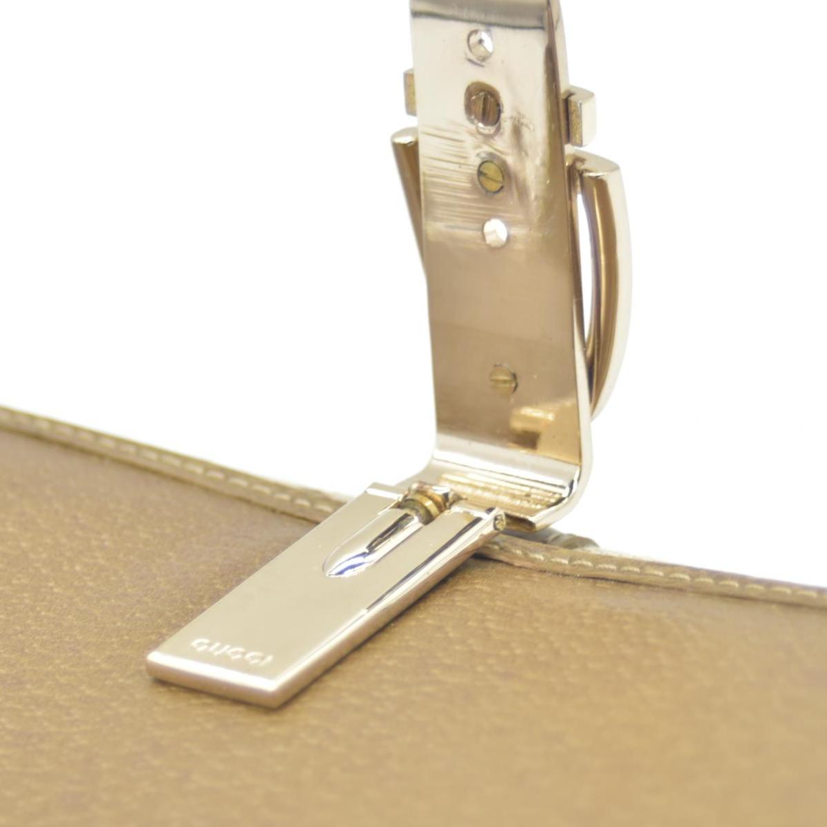 Gucci Jackie Piston Wallet in Sand Brown GG Canvas CONSIGNMENT