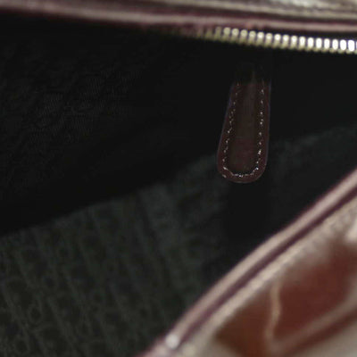 Christian Dior  Leather Cannage Large Lady Dior Burgundy