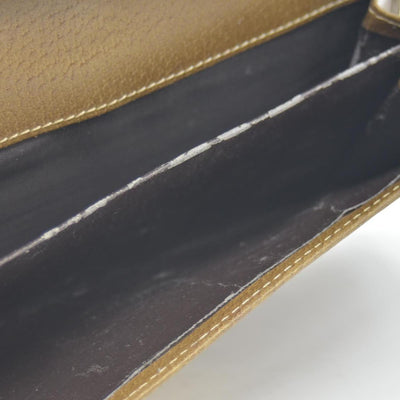 Gucci Jackie Piston Wallet in Sand Brown GG Canvas CONSIGNMENT