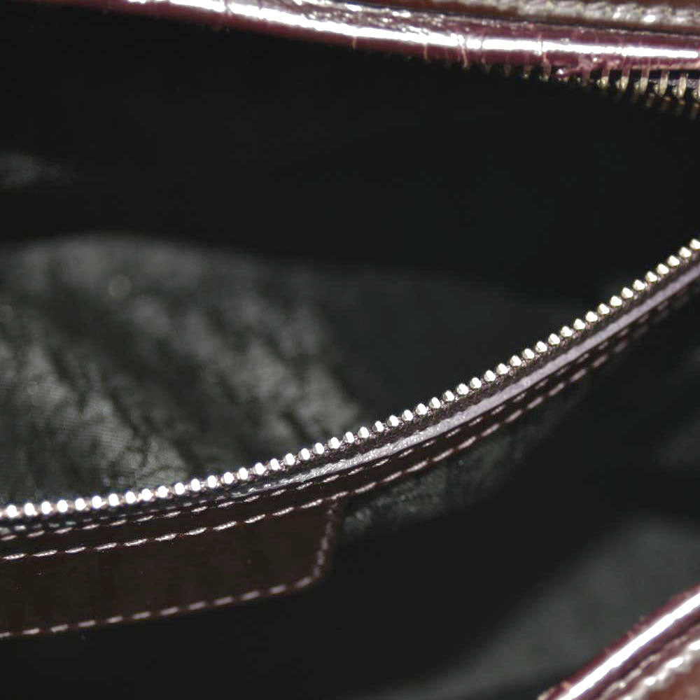 Christian Dior  Leather Cannage Large Lady Dior Burgundy