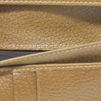 Gucci Jackie Piston Wallet in Sand Brown GG Canvas CONSIGNMENT