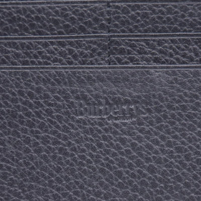 Burberry Unisex Nova Black Leather Bifold Credit Card Long Wallet CONSIGNMENT