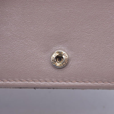 $550 GUCCI GG Marmont Matelasse Card Case Wallet Dusty Pink CONSIGNMENT 10021637