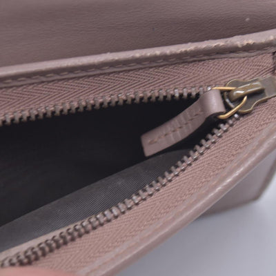 $550 GUCCI GG Marmont Matelasse Card Case Wallet Dusty Pink CONSIGNMENT 10021637