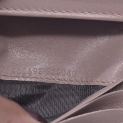 $550 GUCCI GG Marmont Matelasse Card Case Wallet Dusty Pink CONSIGNMENT 10021637
