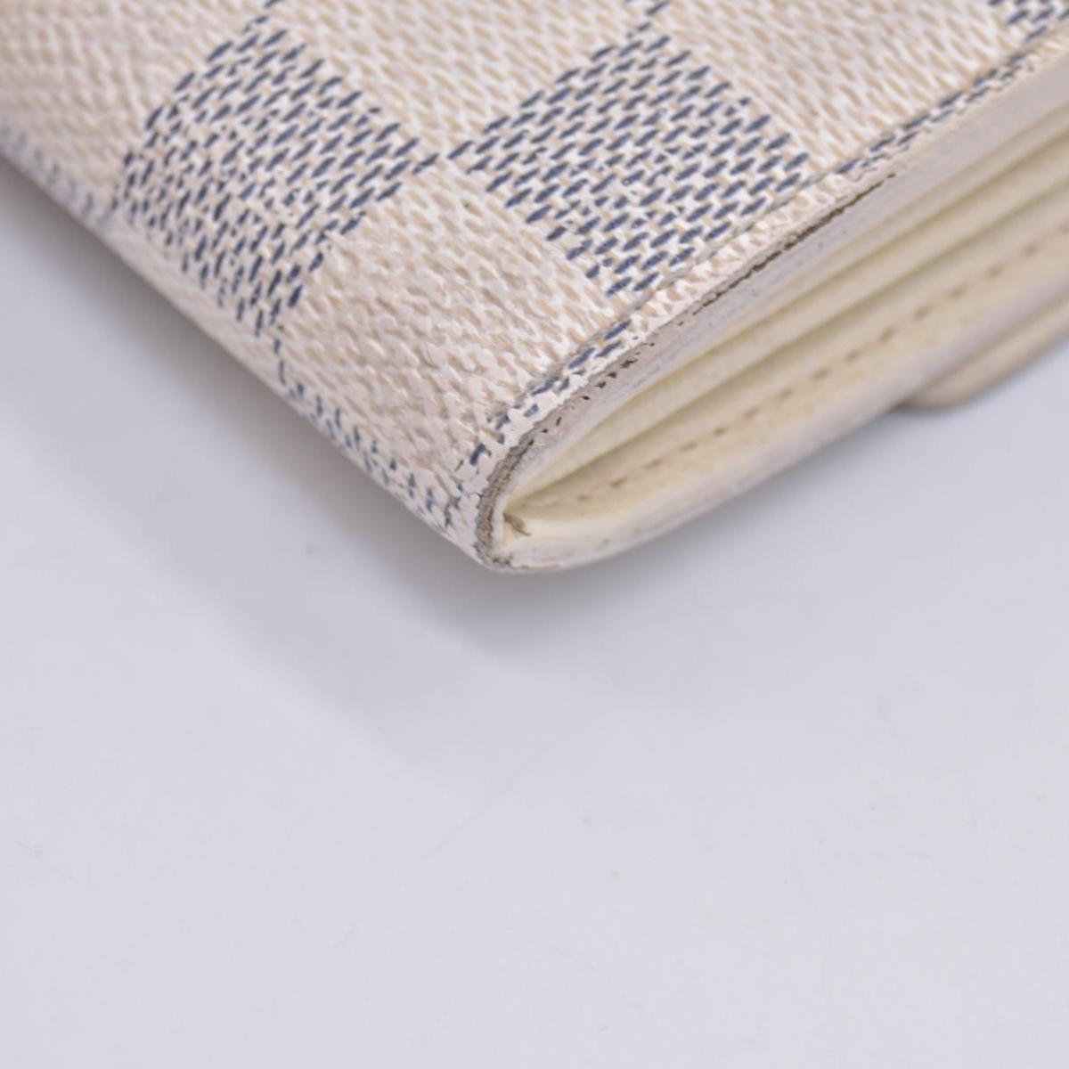 $800 2010 Louis Vuitton  Vintage Damier Azur Pattern Sarah Wallet CA2180 CONSIGNMENT