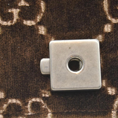 $2800 Gucci Velvet Moon Calfskin Crystal GG Monogram Small Dionysus Shoulder Bag Brown Vintage Cocoa Black Diamond