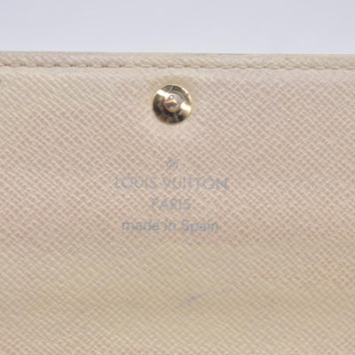 $800 2010 Louis Vuitton  Vintage Damier Azur Pattern Sarah Wallet CA2180 CONSIGNMENT