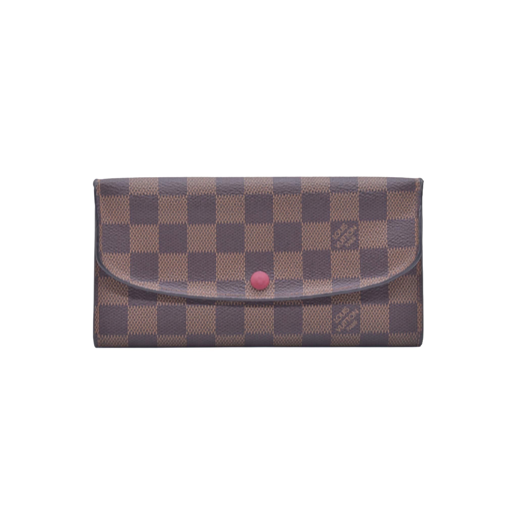 $635 2016 Louis Vuitton Emilie Wallet Cherry Red TA2106 CONSIGNMENT