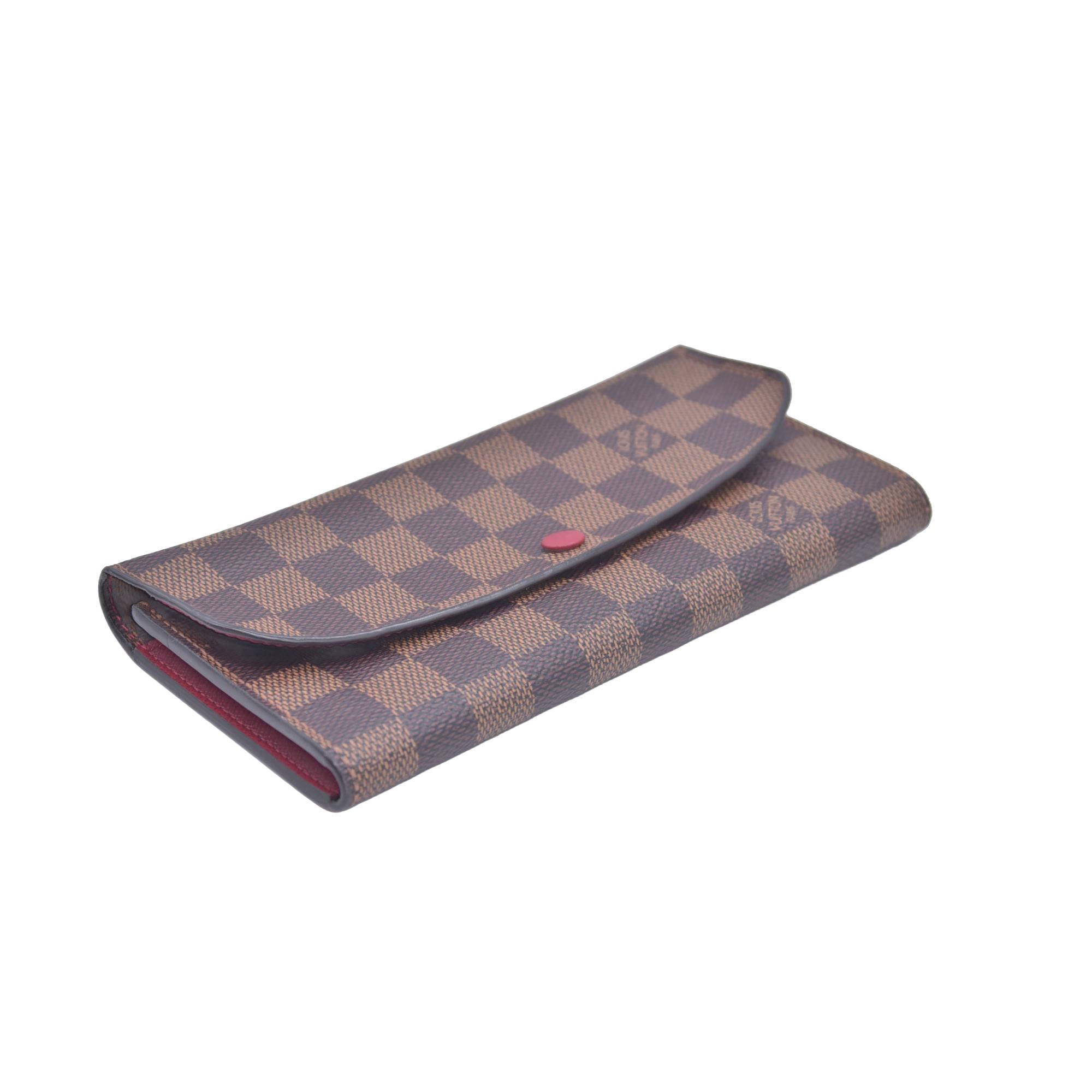 $635 2016 Louis Vuitton Emilie Wallet Cherry Red TA2106 CONSIGNMENT