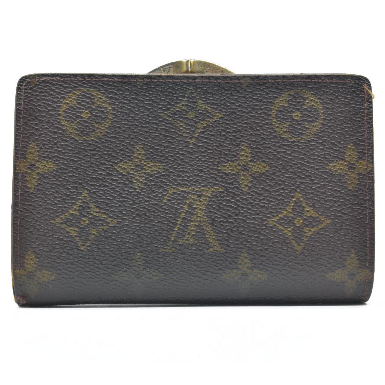 $720 Louis Vuitton LV Monogram French Purse MI1919