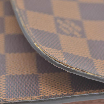 $1300 Louis Vuitton Damier Ebene Croisette Wallet on Chain