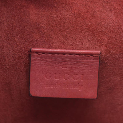 $2600 Gucci GG Supreme Monogram Suede Cudu Medium Dionysus Shoulder Bag Beige Ebony Vulcanic Red CONSIGNMENT
