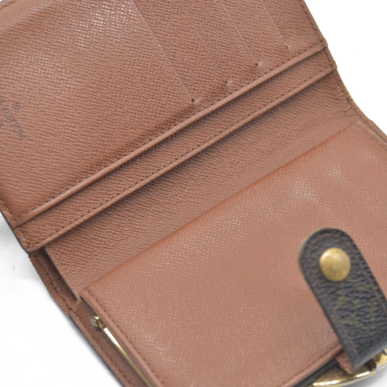 $720 Louis Vuitton LV Monogram French Purse MI1919