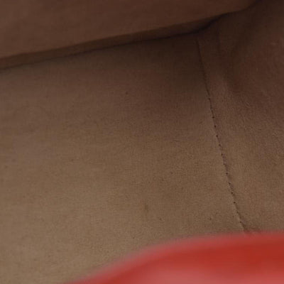 $1980 Gucci  Calfskin Mini Sylvie Chain Shoulder Bag Hibiscus Red