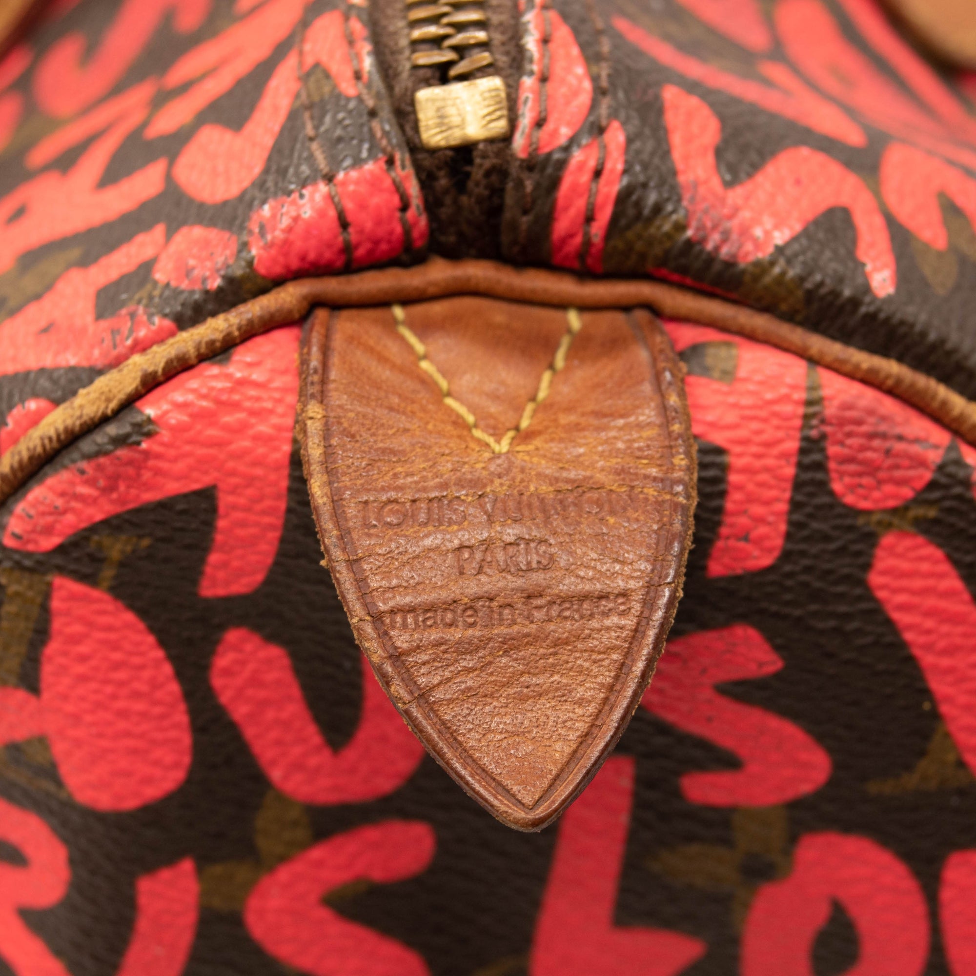 Louis Vuitton Monogram Graffiti Speedy 30 Fuchsia