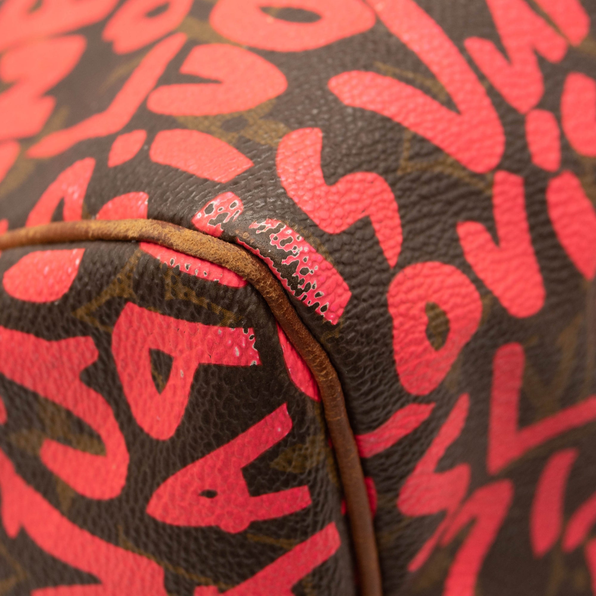 Louis Vuitton Monogram Graffiti Speedy 30 Fuchsia