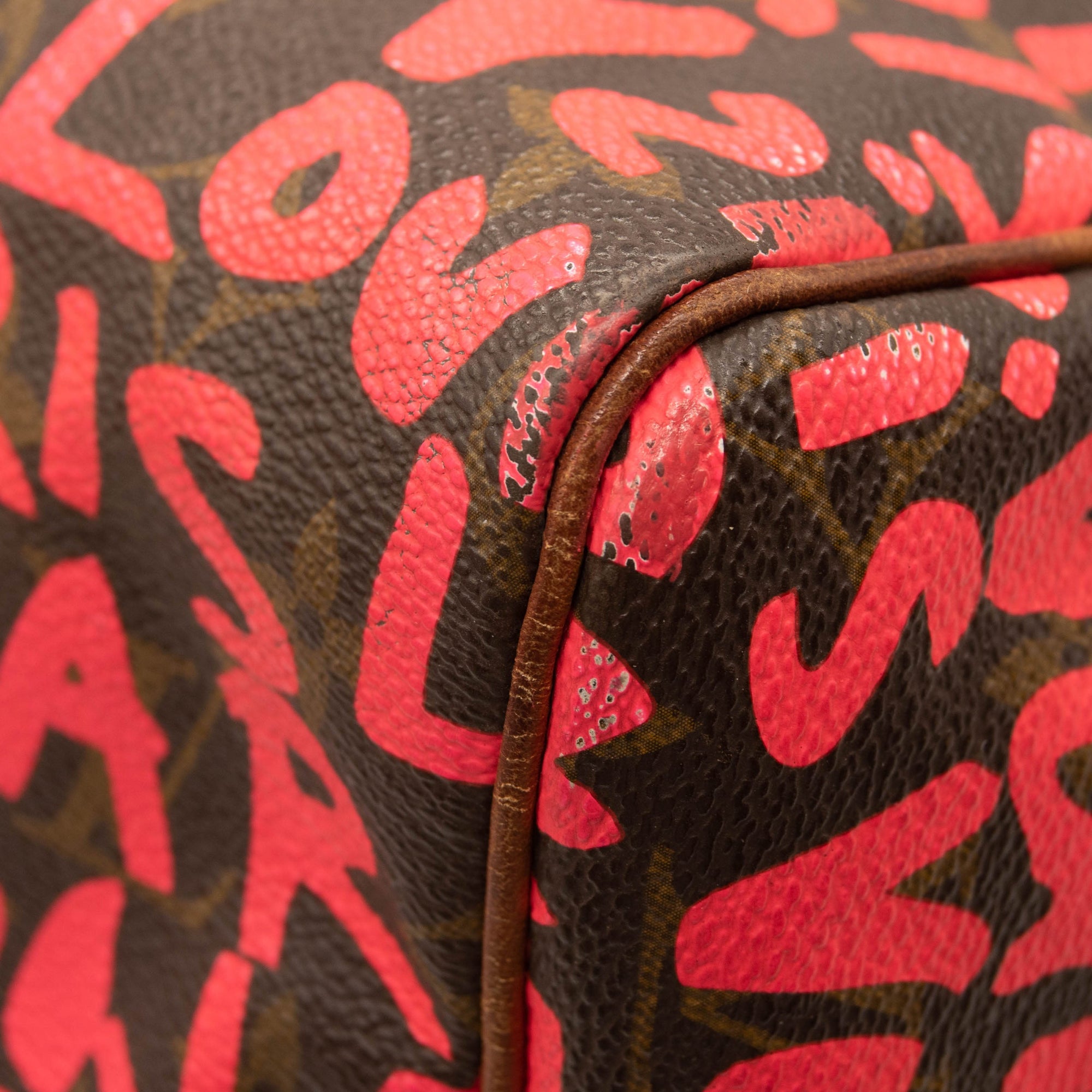 Louis Vuitton Monogram Graffiti Speedy 30 Fuchsia