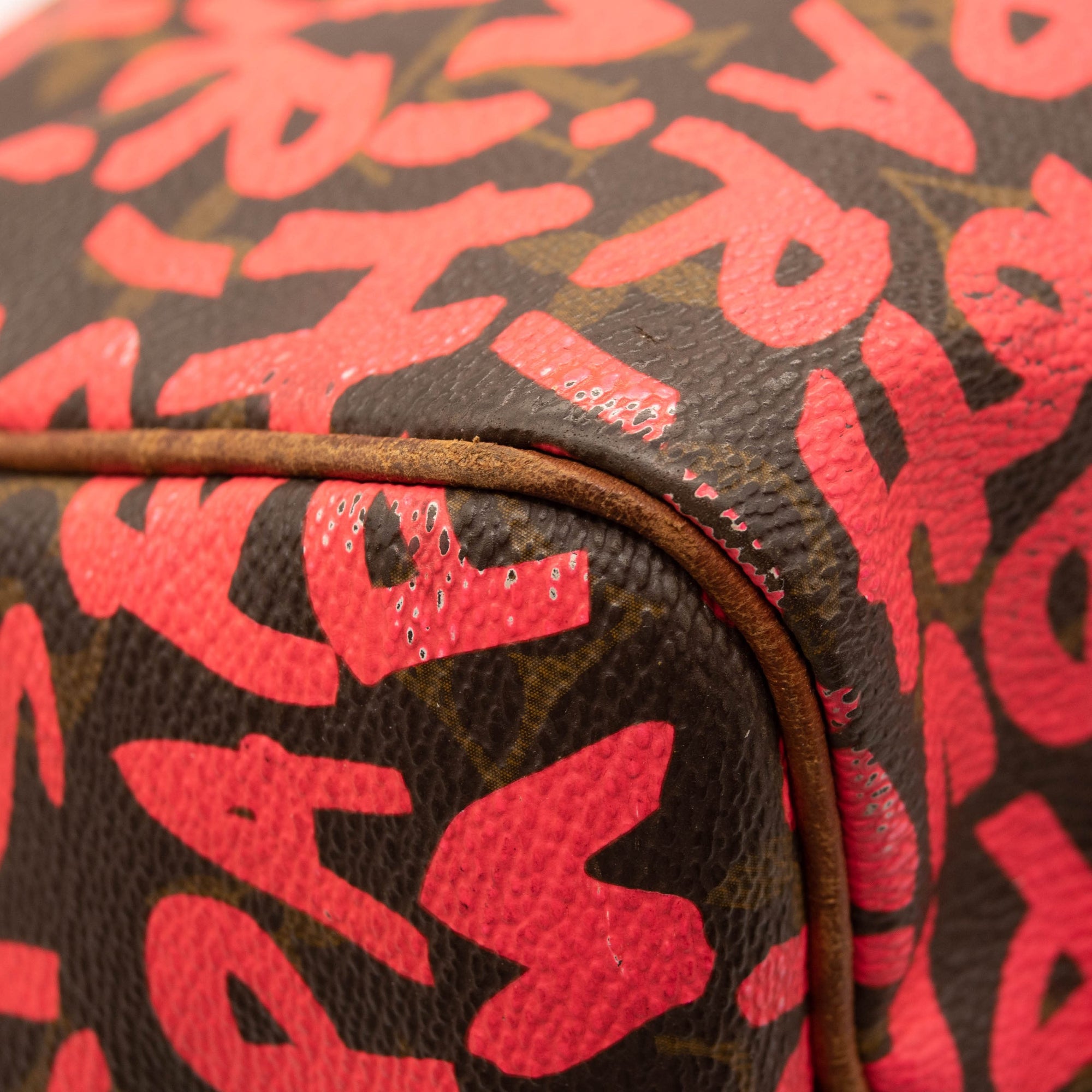 Louis Vuitton Monogram Graffiti Speedy 30 Fuchsia